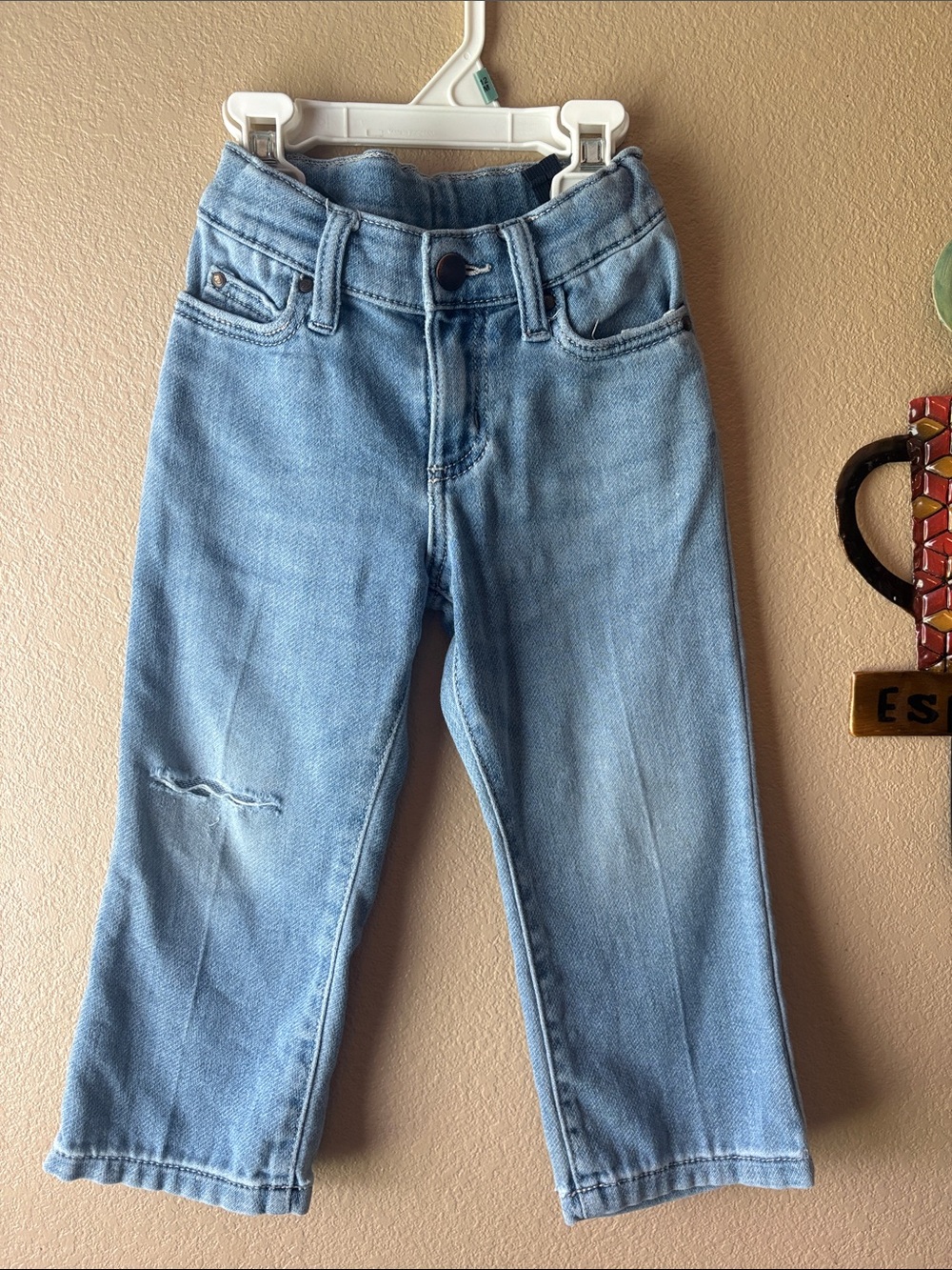 Wrangler Light Blue Kids Straight Leg Jeans